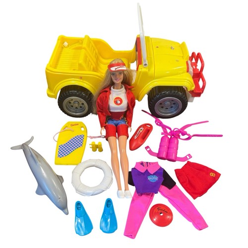 Barbie baywatch jeep vintage - baywatch,