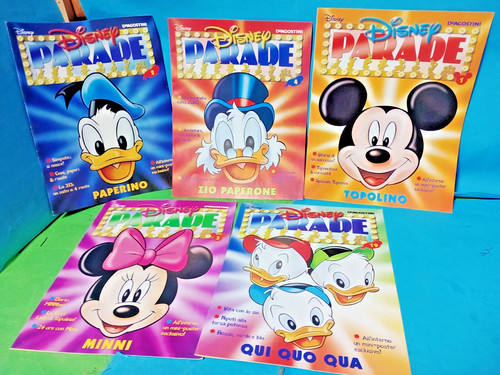 Disney parade opuscoli - disney,