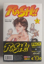 RASH!! 1-2 PACK - 1° EDIZIONE - BLISTER ORIGINALE - PLANET MANGA PANINI