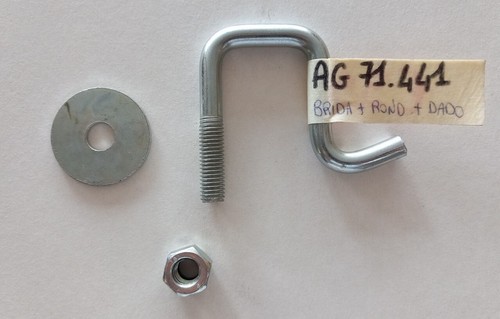 Kit brida rondella dado - brida, +