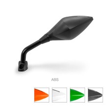 Barracuda 2 Specchi Retrovisori RACE NERO OPACO Universali