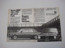 advertising Pubblicità 1981 BMW 316 e 318 i