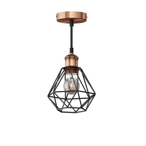 Lampada sospensione vintage - a,