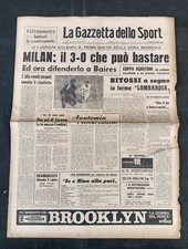 Quotidiano LA GAZZETTA DELLO SPORT n 236 9/10/1969 Bitossi