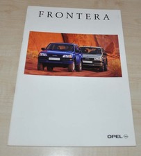 1997 Opel Frontera Brochure