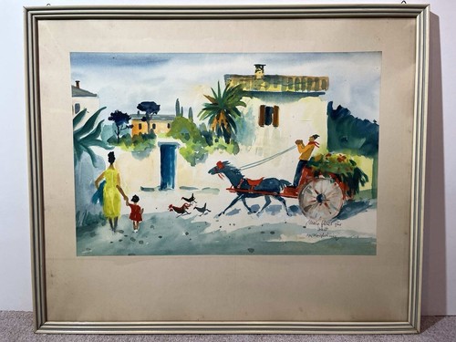 Acquerello originale walther - acquerello,
