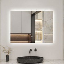 Specchio bagno led con - specchio, da