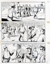 ZAGOR - 5 TAVOLEORIGINALI di