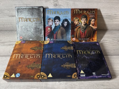 Merlin bbc complete dvd - merlin,
