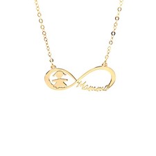 Collana mamma oro 18k 750 - collana,