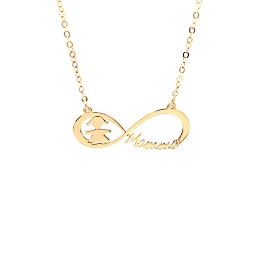 Collana mamma oro 18k 750 - collana,