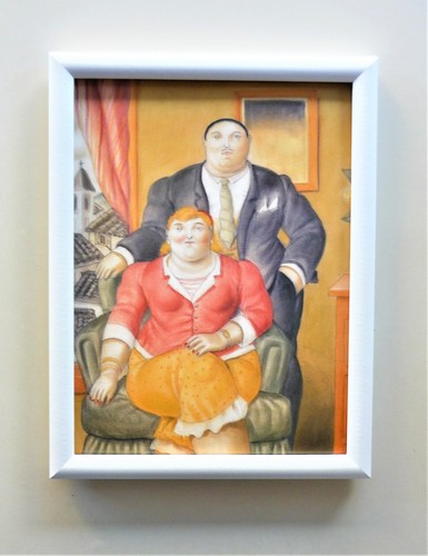 Quadro una coppia botero - quadro, di