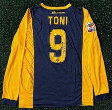 TONI HELLAS VERONA STORE SHIRT 2014-2015 AUTOGRAPHED 