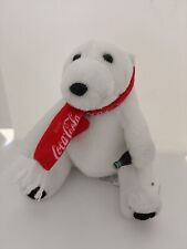 Peluche Orsetto Coca Cola Con Bottiglietta E Sciarpa