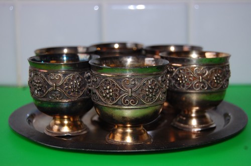 Antico raro set - 6, tazze
