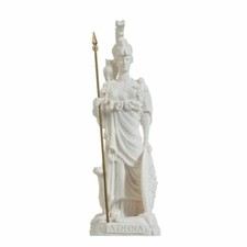 Statua atena con scudo gufo - statua,