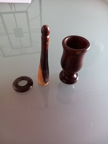 Mortaio antico legno in - in,