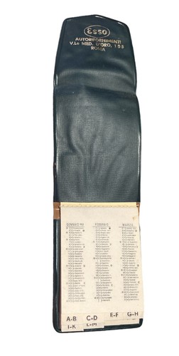 Porta assegni agenda 1965 - assegni, esso