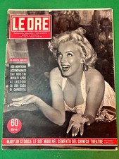 3-4-1954 rivista LE ORE  MARILYN MONROE cover