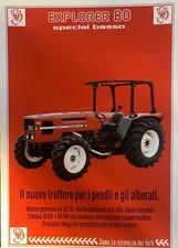 SAME Explorer 80 special basso depliant / brochure