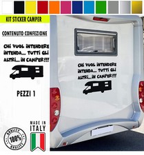 Adesivo sticker camper frase
