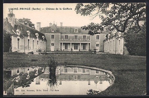 Cpa luché pringé château - cpa,