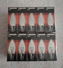 Mazda 20 lampadine perla-chiara 25w vintage