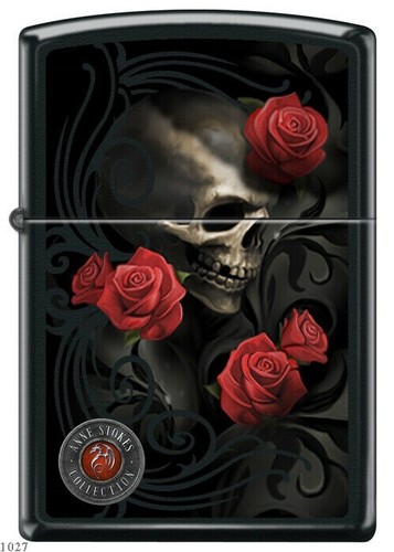 Zippo skull and - and, roses