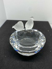 SWAROVSKI ABBEVERATOIO CON DUE UCCELLI 010029 NUOVO !! -20% OFF