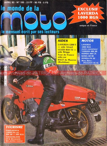 Monde moto 100 - 100, laverda