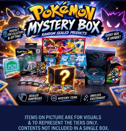 Pokemon mystery box booster - pokemon,