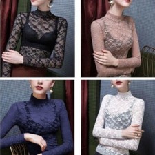 Blusa Donna In Pizzo Floreale