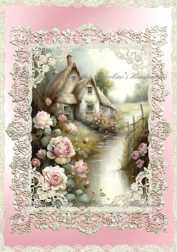 Blocco trapuntino shabby chic - blocco,