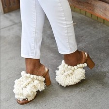Zara PomPoms Mule punta aperta