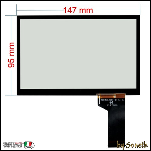 Vetro touch screen navigatore - vetro,