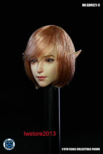 Sdh021c elfo ragazza testa - 1:6,