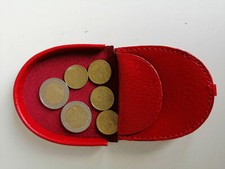 PORTA MONETE IN PELLE RIGIDO