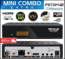 Decoder Ricevitore Per Tv HD Combo Digitale Terrestre DVB-T2 e Satellitare Usb