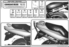 445FZ GIVI STAFFE MONORACK BAULETTO per KAWASAKI ER 6n 650 2005 2006 2007 2008