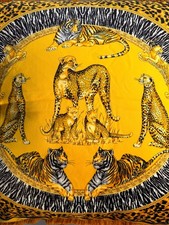 CUSCINO LEOPARDO TIGRE VERSACE