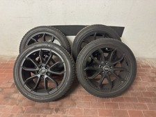 CERCHI AUDI SPORT A1 ORIGINALI NERI DA 17 CON PNEUMATICI INVERNALI HANKOOK