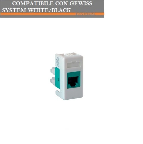 Presa rj45 cat compatibile - presa,