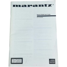 Marantz CD4000 Manuale Utente