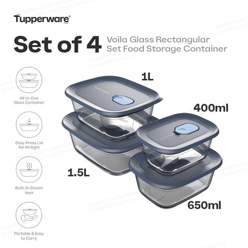 Tupperware voila glass - tupperware,