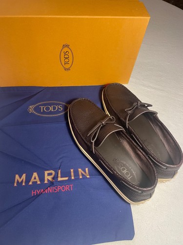 Tods scarpe barca marrone - da,