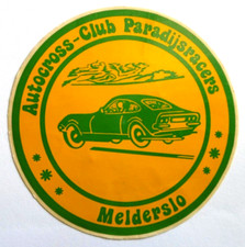 Adesivo Pubblicità Autocross