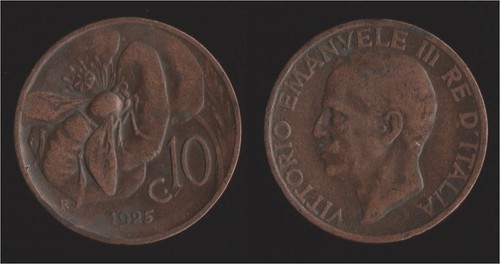 Centesimi 1925 ape - 10,