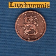 Finlandia 2001 2 Centimes Di