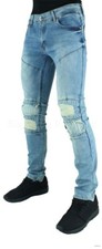 Denim King Uomo Slim Biker