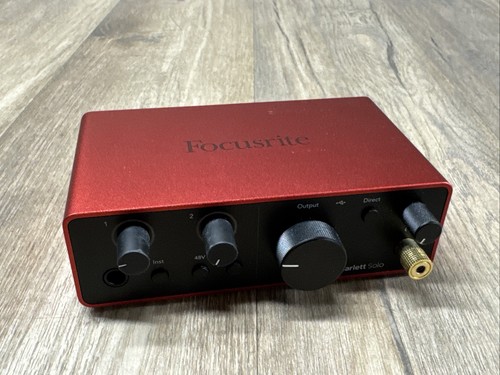 Focusrite scarlett solo - focusrite,